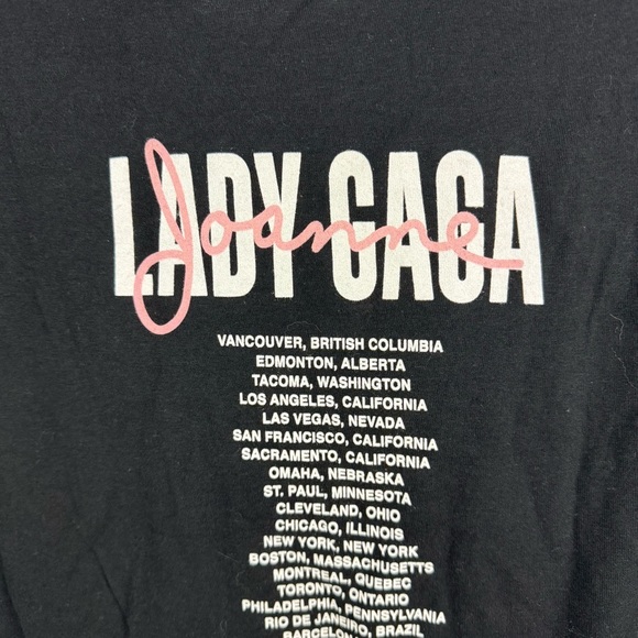 Lady Gaga 2017 Joanne Concert T-Shirt Size Small - Picture 6 of 6